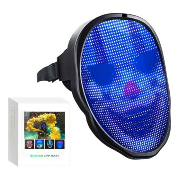 LED shining mask 115 visuals bluetooth