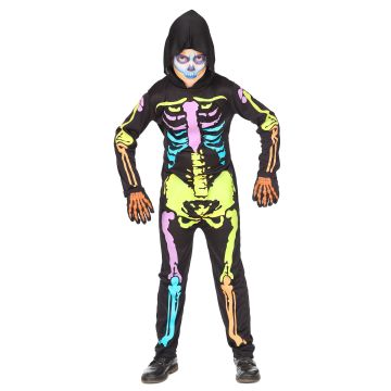 Colourful Skeleton Costume for Boys