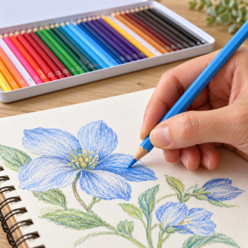Coloured Pencils 48 pcs in Metal Tin