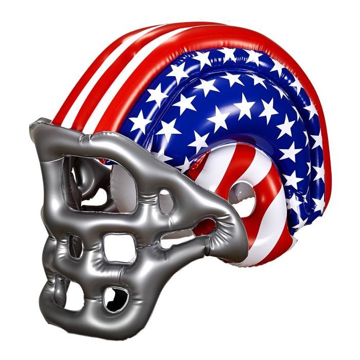 Inflatable American Football Helmet in Stars & Stripes