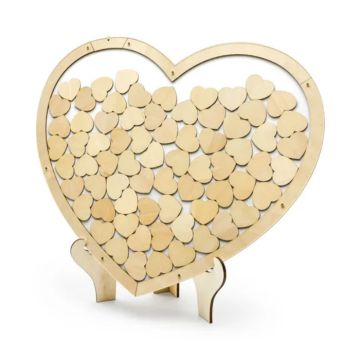 Heart-shaped guest book - 44x37.5 cm