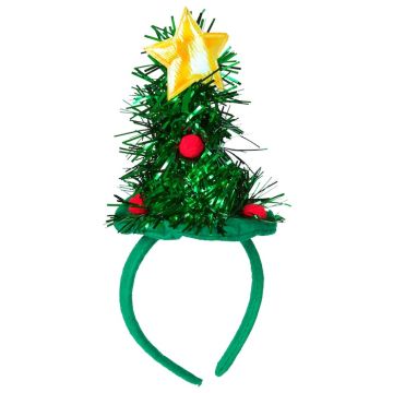 Christmas Tree Headband with Star