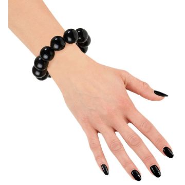 Black 70's pearl bracelet