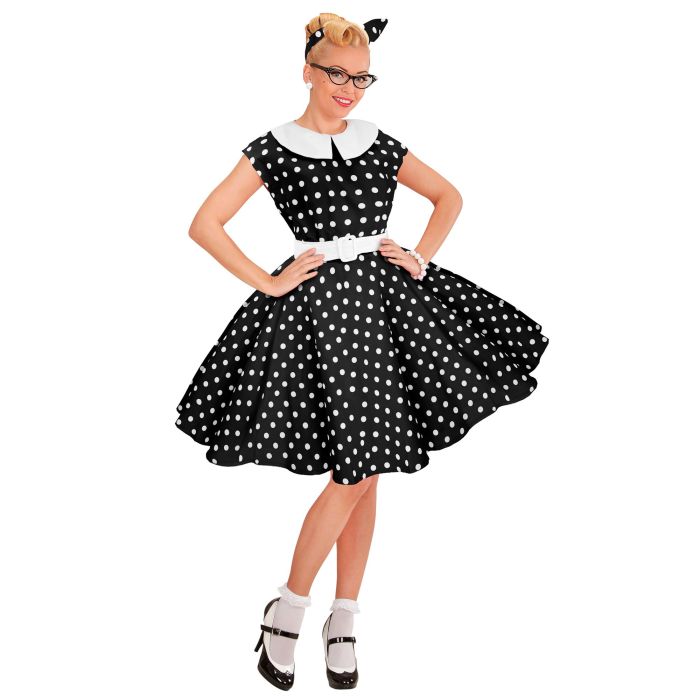 Rock'n'Roll Costume for Ladies in Black
