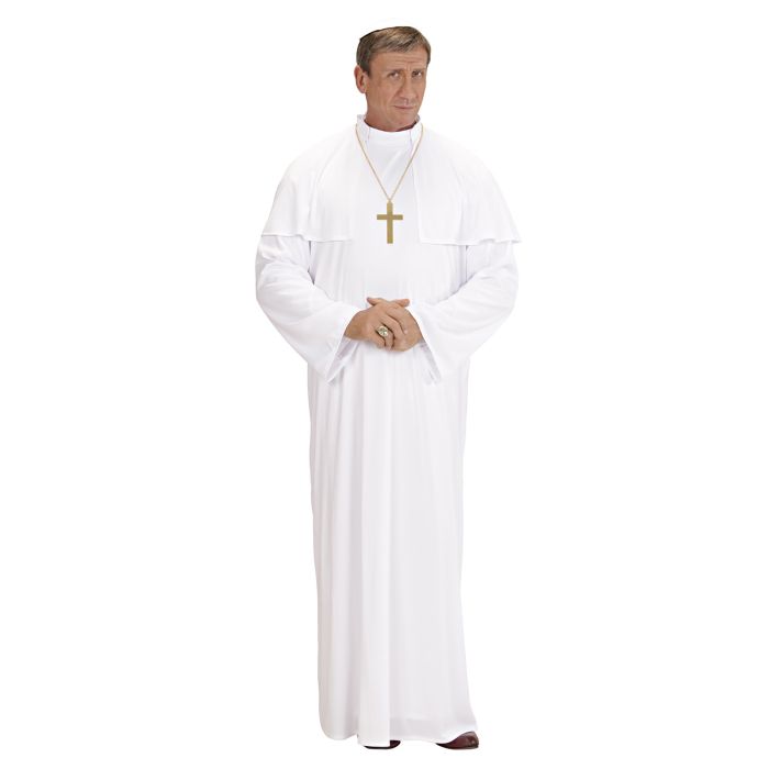 Pope Costume with Robe and Skullcap