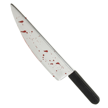 Bloody kitchen knife 48 cm