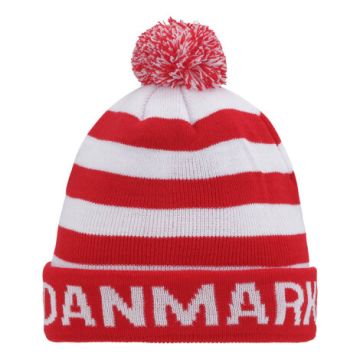 Denmark Beanie with Pom-Pom