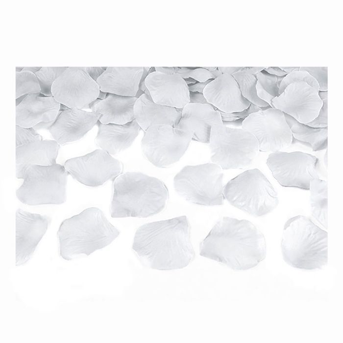 Silver rose petals 144x - 5x5 cm