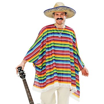 Mexican Poncho and hat