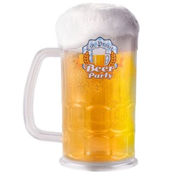 0.5-litre Oktoberfest beer mug durable plastic