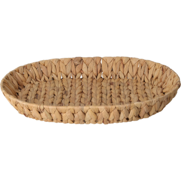 Oval wicker basket 40x32x6