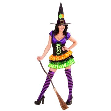 Glamorous Witch Costume for Women - 2 Pieces