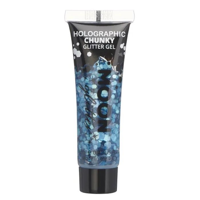 Holographic Chunky Glitter Gel Blue 12 ml Moon Creations