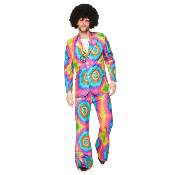 Psychedelic hippie suit costume