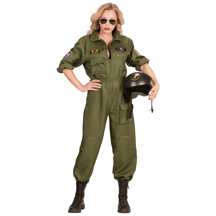 Hunting pilot costume for women