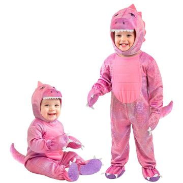 Pink dinosaur costume for kids
