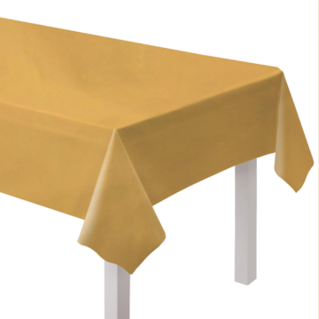 Gold paper tablecloth - 120x180 cm