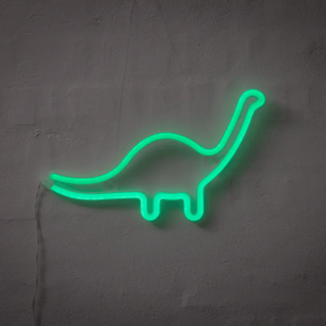 Dinosaur neon LED sign - 23x30 cm