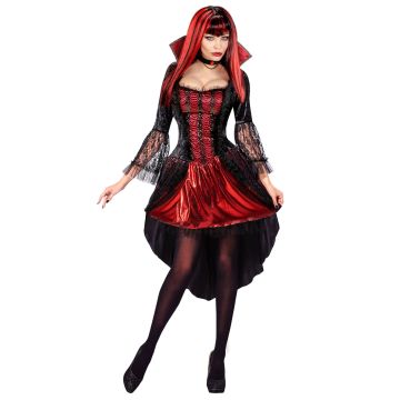 Vampire Dress Costume for Ladies