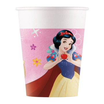 Princess paper cups 8x - 200 ml