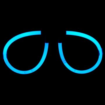 Glow stick glasses blue - onesize