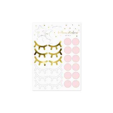Little Star Balloon Stickers - 12 sets