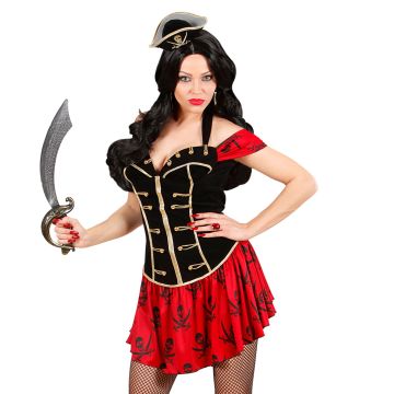 Pirate Girl Costume with Small Hat