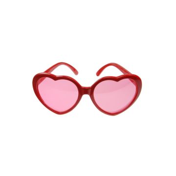 Red Heart-Shaped Sunglasses