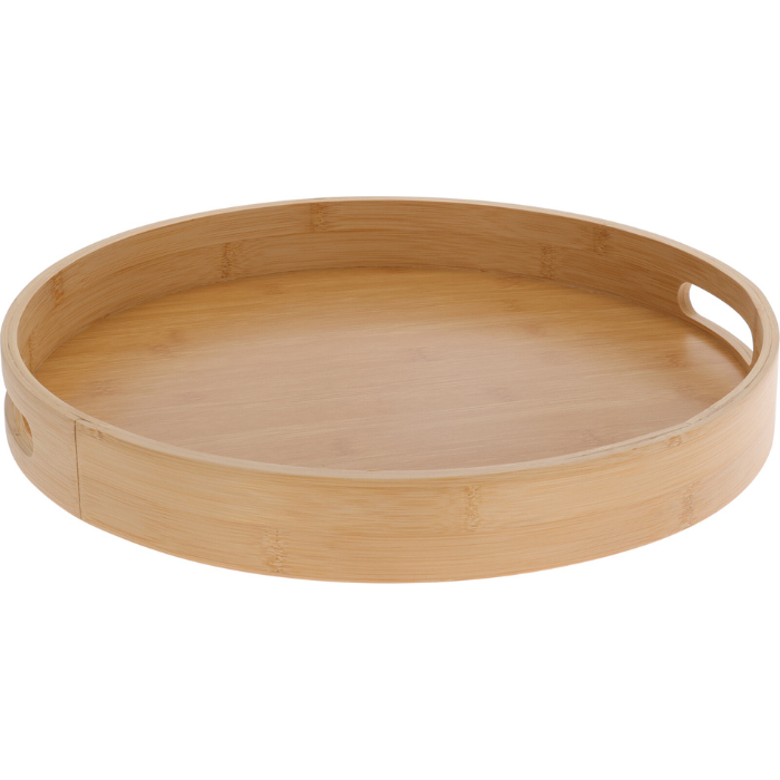Round Bamboo Serving Tray 40x5 cm