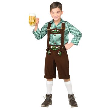 Bavarian lederhosen costume for boys