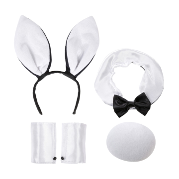 Sexy bunny costume - 4 pieces