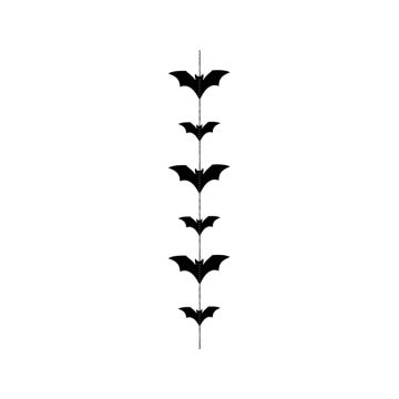 Black Bat garland - 1.5 meters