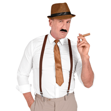 Gangster costume set - 5 pieces