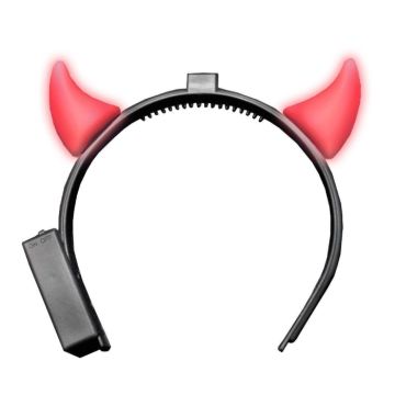 Devil horns with light including batteries red
