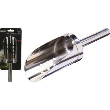 Stainless Steel Ice Scoop with Mirror Finish