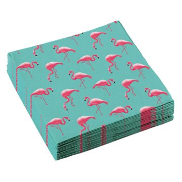 Flamingo Napkins 20x - 33x 33 cm