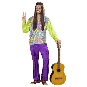 Men's Velvet Hippie Set with Headband