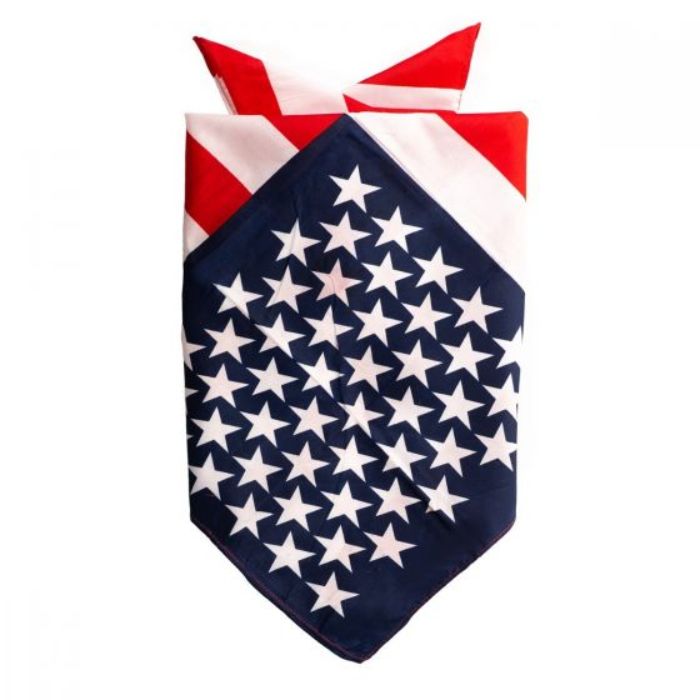 Bandana with USA motif 52x55 cm