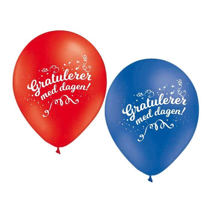 "Happy Birthday!" Latex balloons 10x - 30 cm