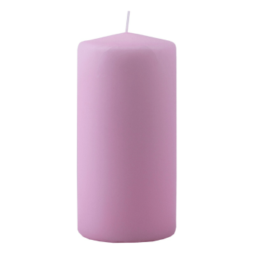 Pillar Candle Mother-of-Pearl Pink 1x - 6x12 cm
