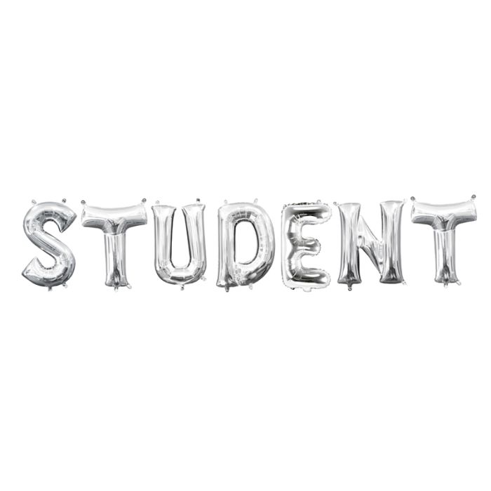 Student foil balloons 100 cm