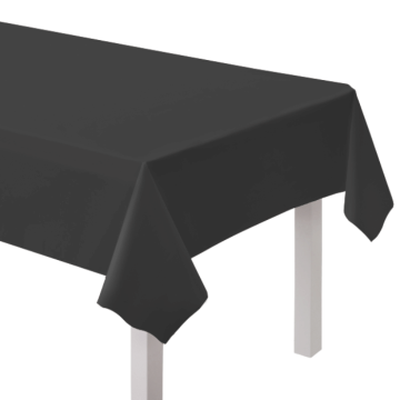 Black paper tablecloth - 120x180 cm