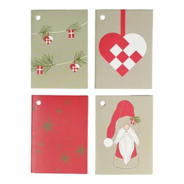 Gift tags with 4 different Christmas motifs 16x The Old Pharmacy