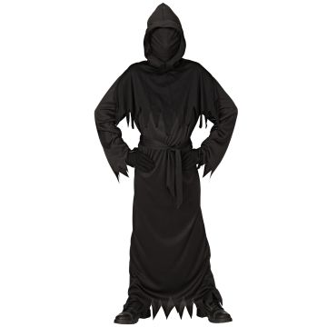Black cape for boys with no visible face