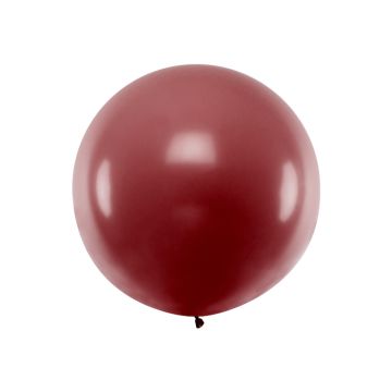 Giant Pastel Burgundy Balloon - 1 Meter