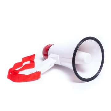 Mini Megaphone with Strap 20W 20 cm 