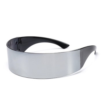 Sunglasses mirror visor black - onesize
