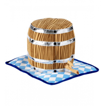 Oktoberfest barrel hat 