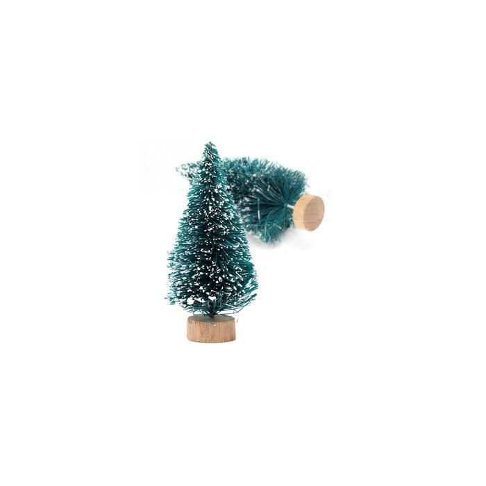 Snowy Christmas tree 6 cm 12x