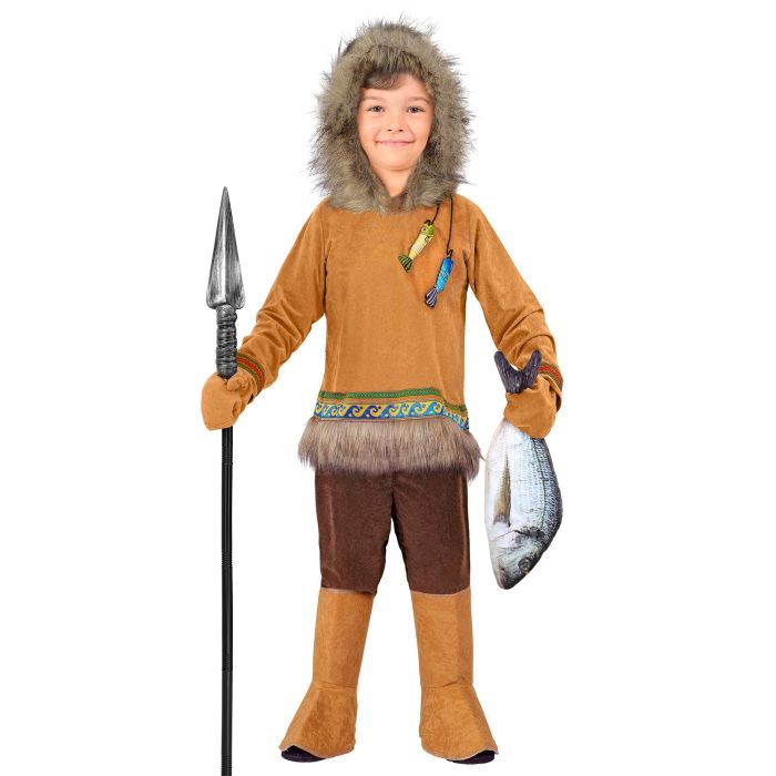 Eskimo Costume for Boys - 4 Pieces
